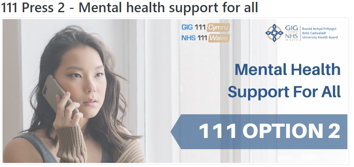 Mental Health 111 Option 2 Service Mental Health 111 Option 2 Service